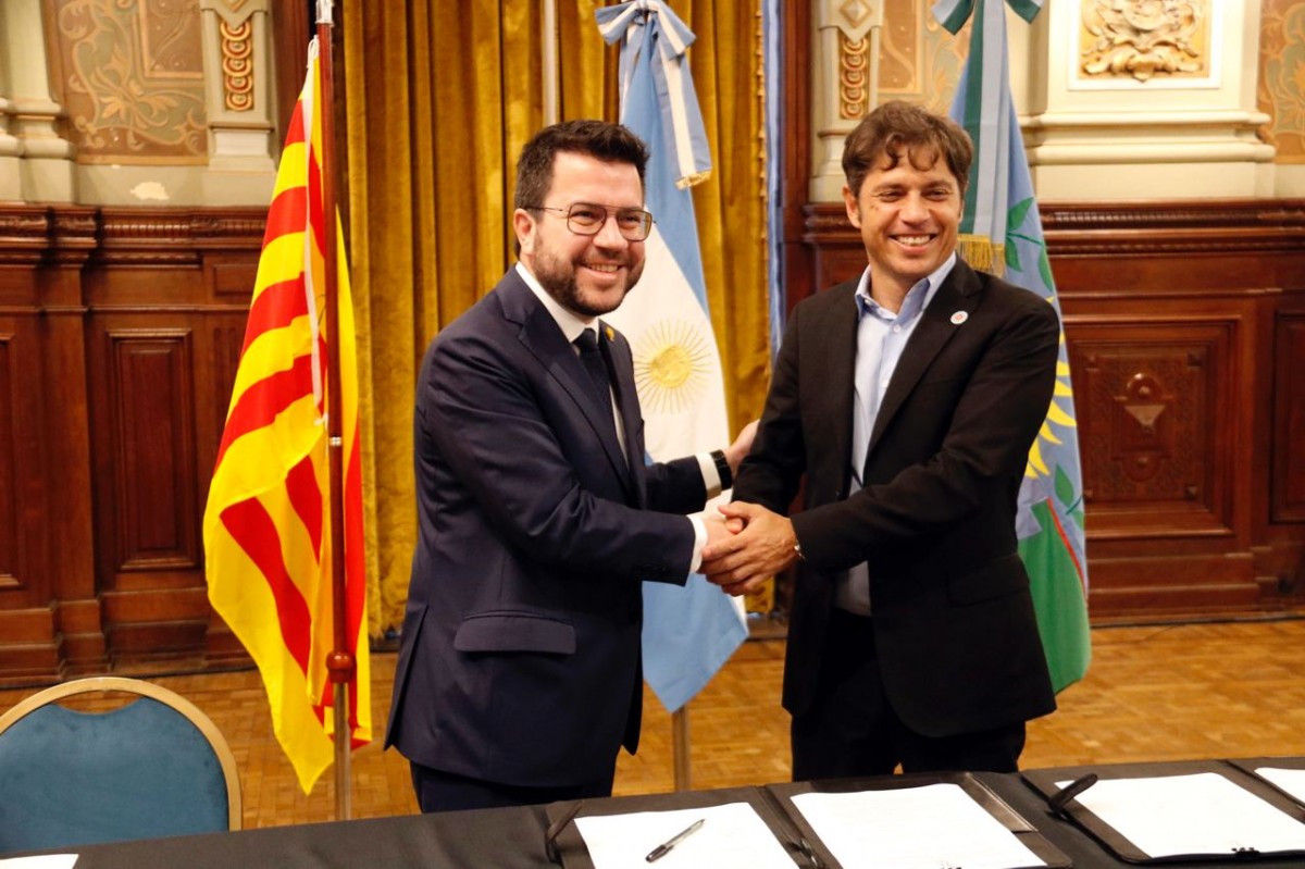 Aragonès signa un «acord d'entesa» amb la província de Buenos Aires 