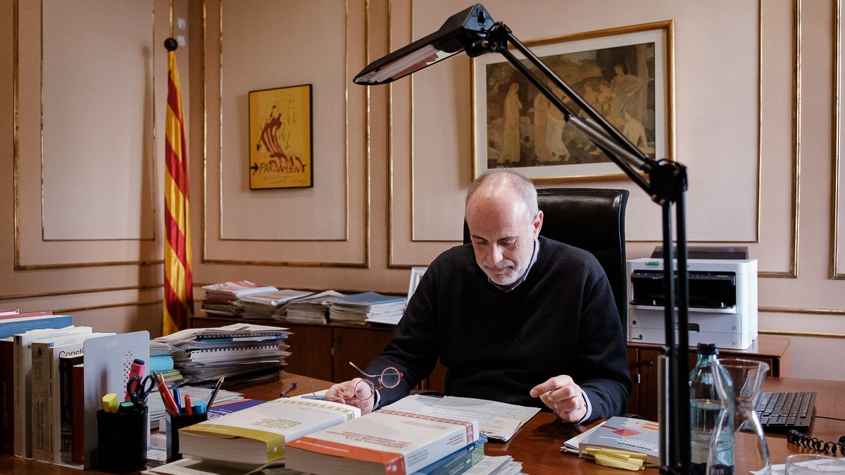 El director de l'Institut d'Estudis de l'Autogovern, Joan Ridao. - Adrià Costa Rifà