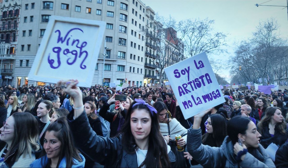 Les polítiques fan una crida a tombar el patriarcat i l'extrema dreta a través de la lluita feminista