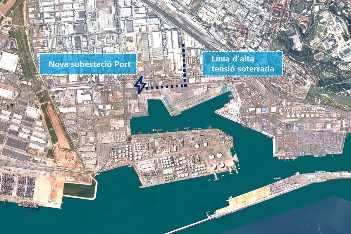Pas endavant per a l'electrificació del port de Barcelona