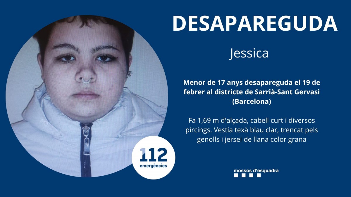 Troben la menor que havia desaparegut a Barcelona