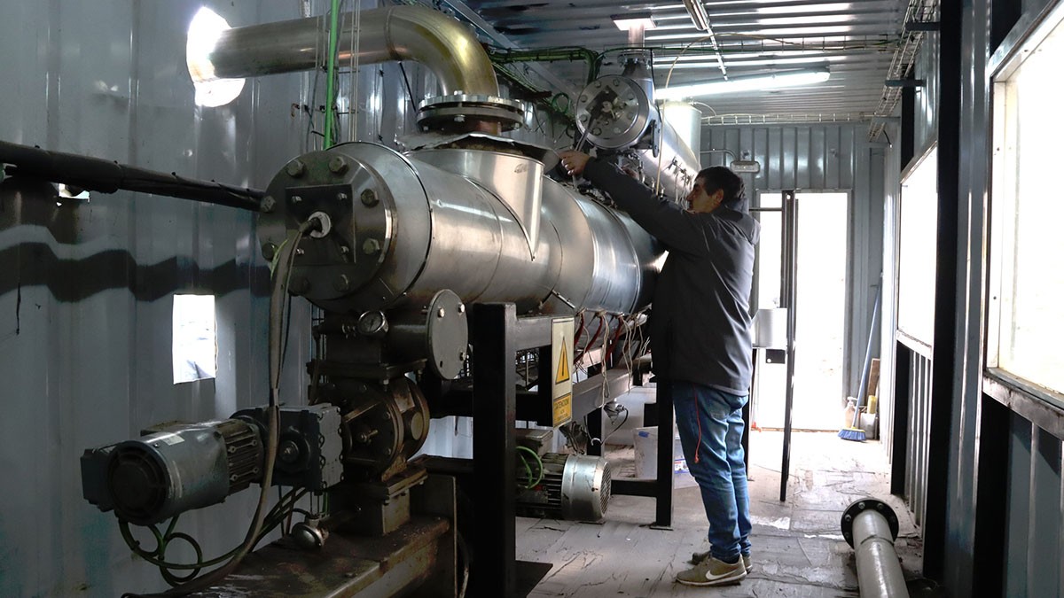 L'interior de la biorefineria ubicada a Solsona - ACN
