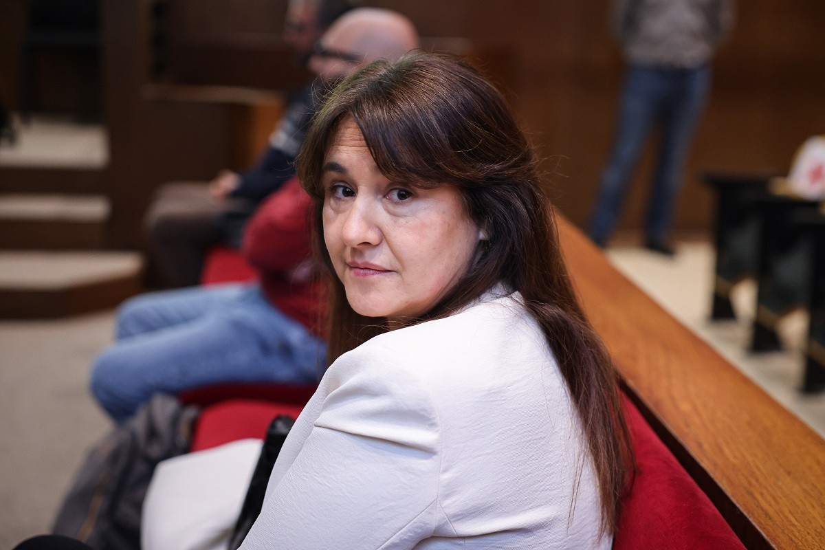 Laura Borràs, aquest divendres al banc dels acusats durant el judici al TSJC - ACN