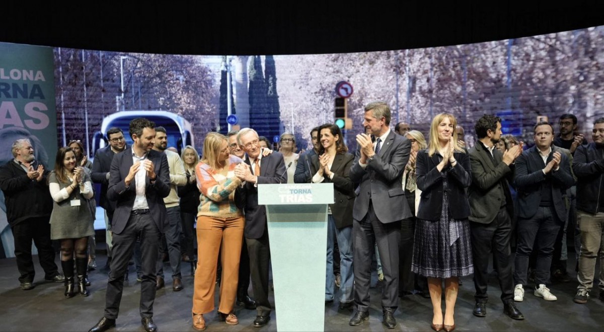 Qui acompanya Trias en la campanya per reconquerir Barcelona?