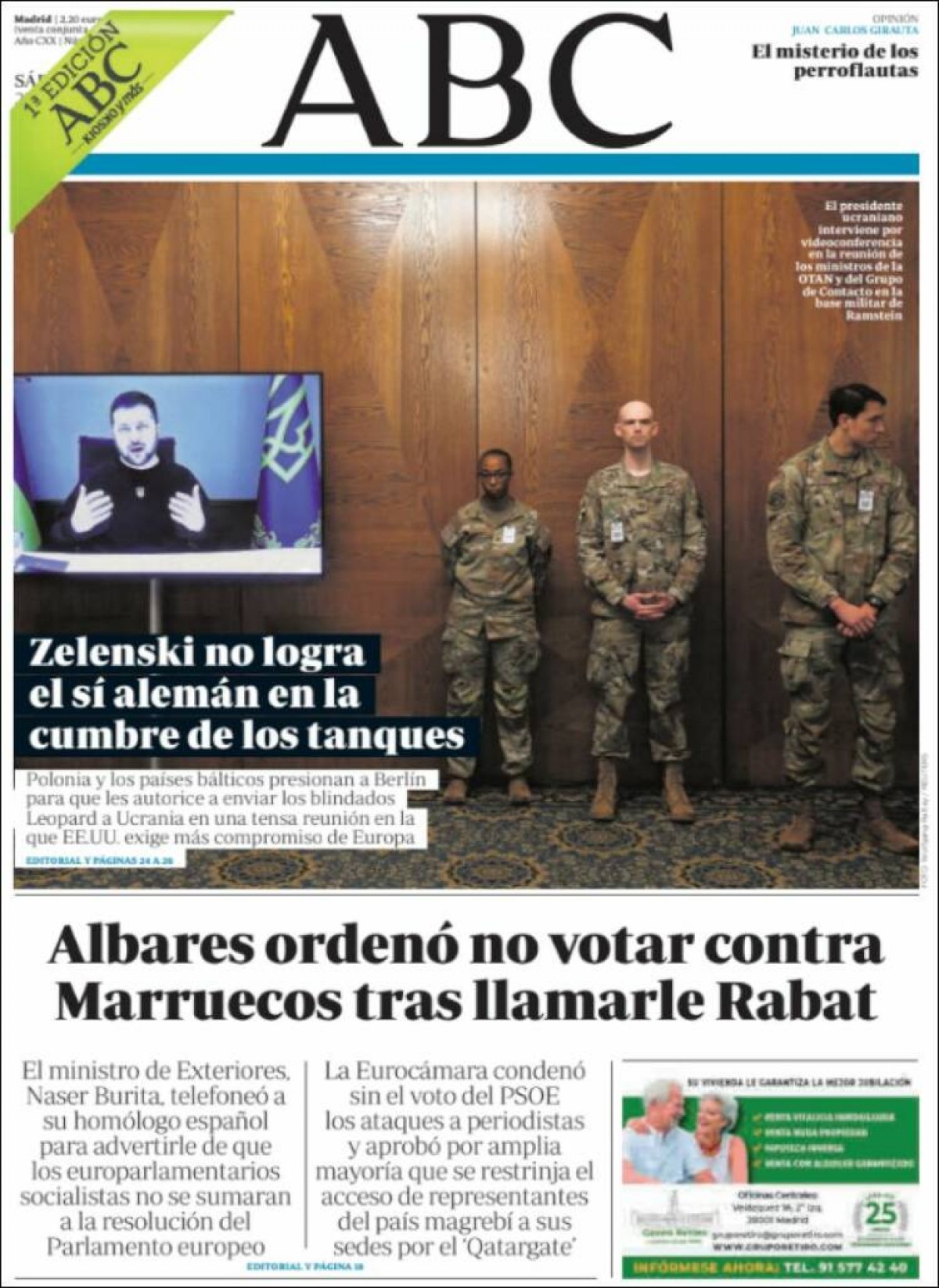 Les portades dels diaris de dissabte 21 de gener de 2023