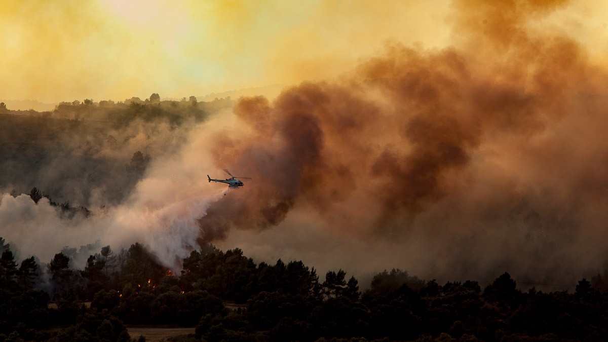 Més de la meitat de Catalunya en alerta per vent i risc d'incendis aquest divendres