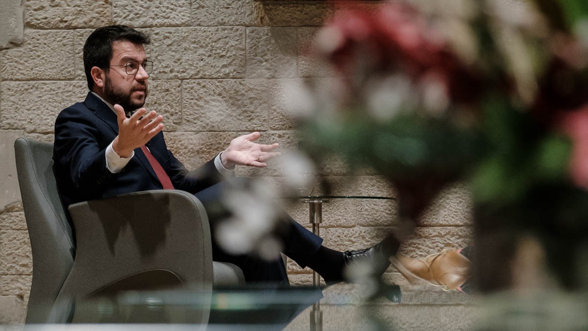 Pere Aragonès. - Adrià Costa