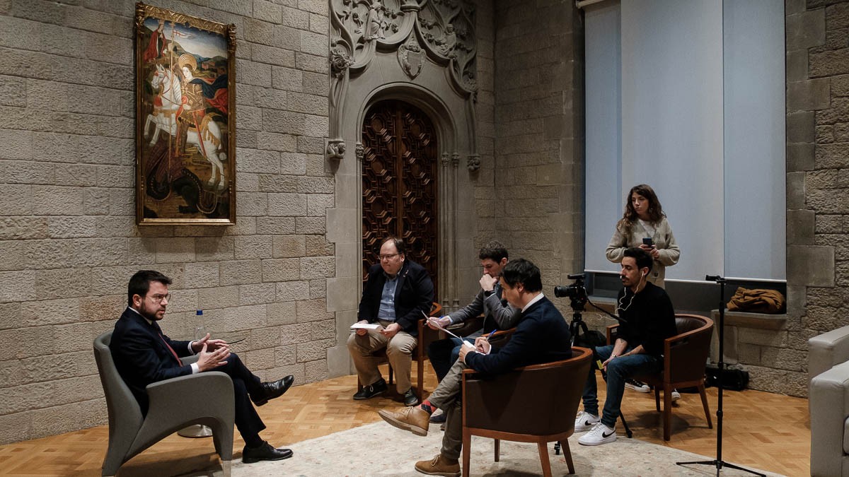Pere Aragonès. - Adrià Costa