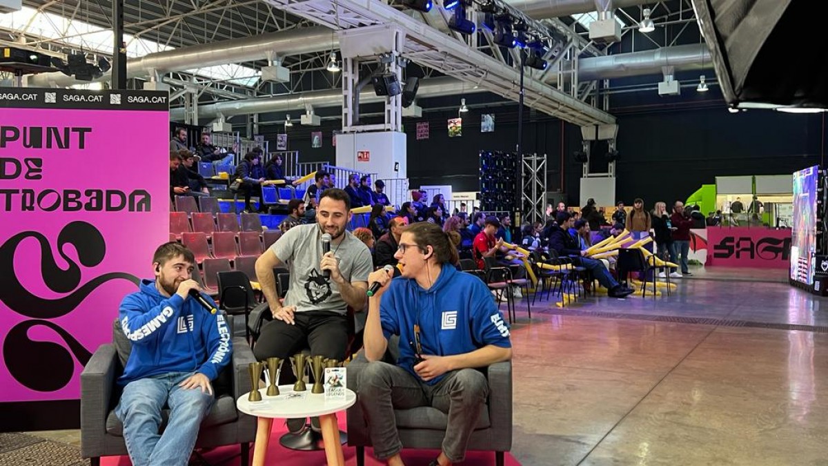 Els càsters en català dels Gamesports Electrònics, al Saga - Cedida: Joan Cebrián
