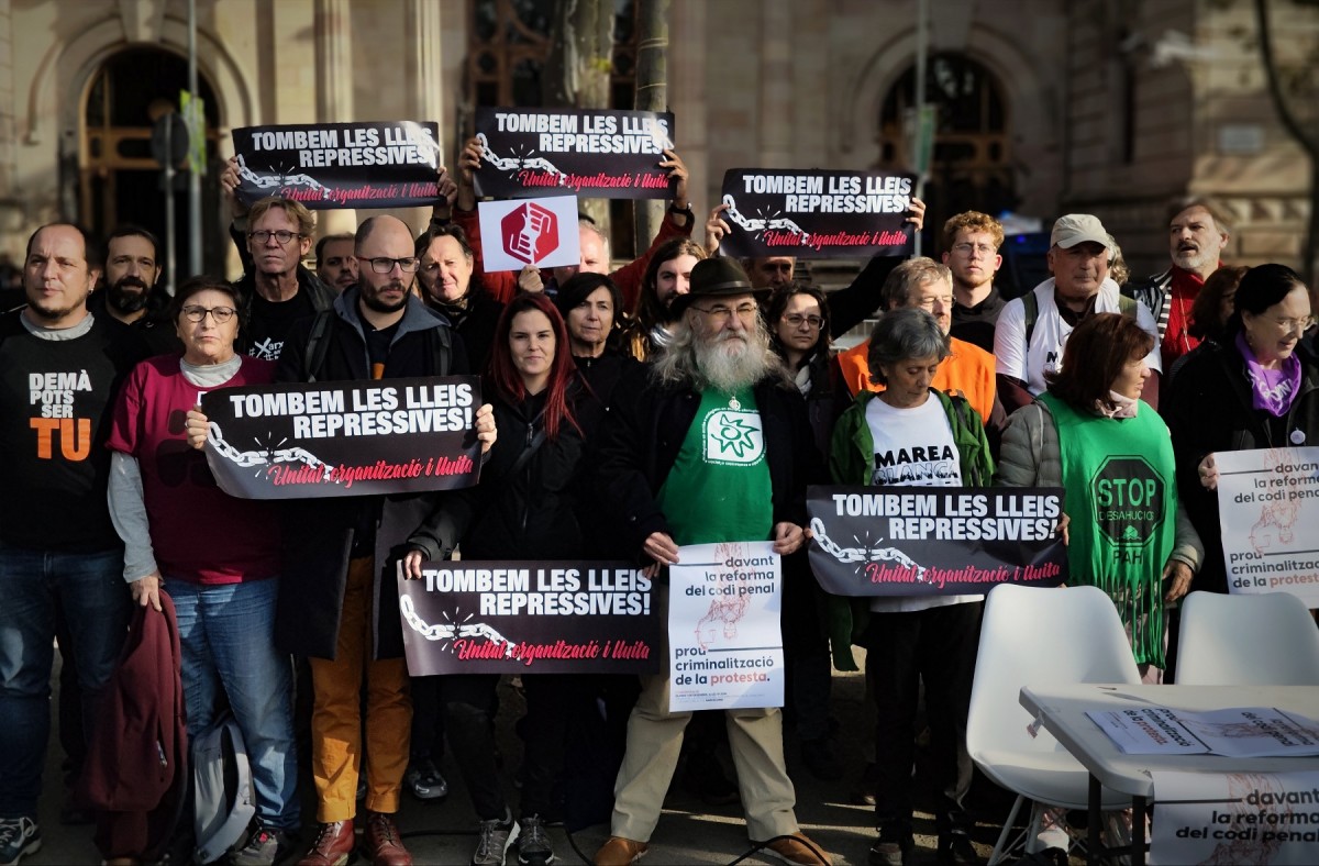 Nova mobilització contra la reforma del codi penal, ara d'entitats socials: «Pel dret a protesta»