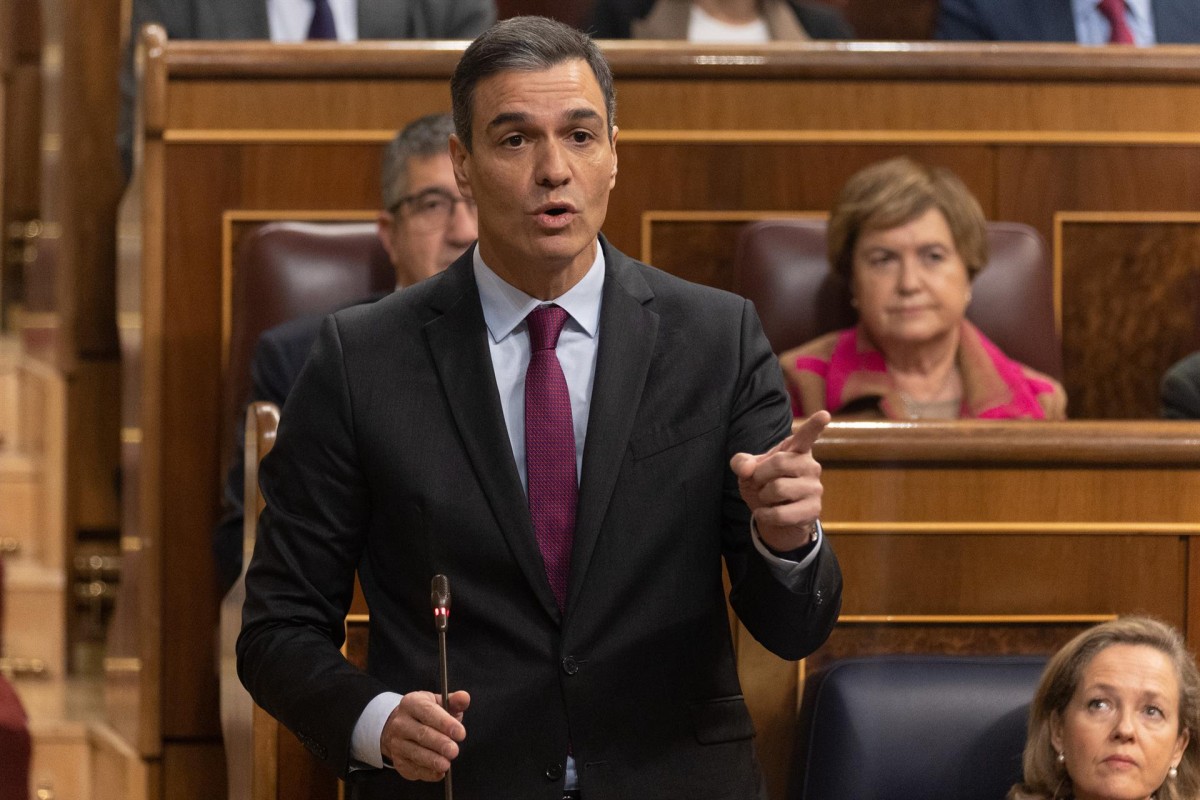 Pedro Sánchez, aquest dimecres al Congrés- - Europa Press