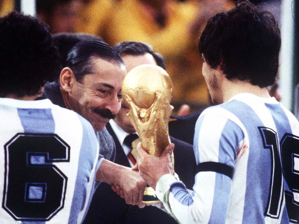 Jorge Videla, durant el Mundial d'Argentina 1978 que va acabar amb victòria de l’albiceleste - @EDUX77