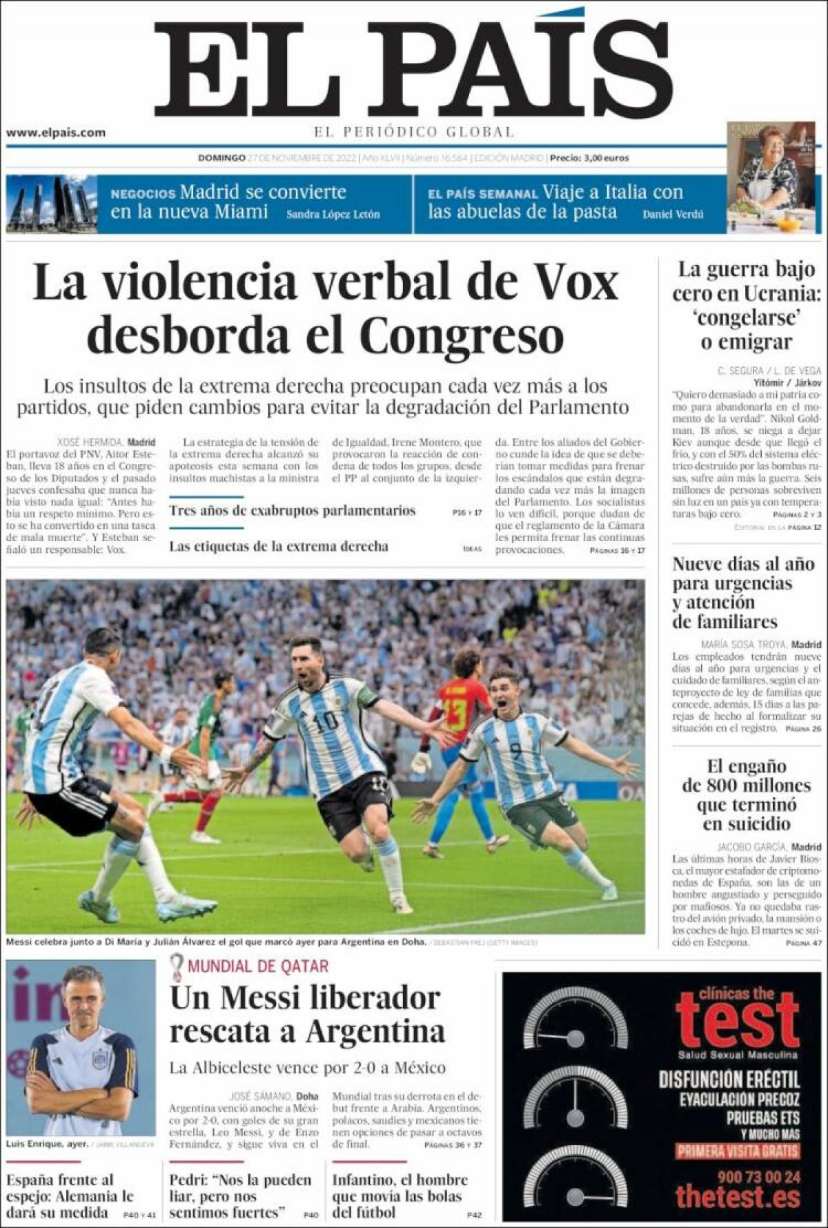 27/11/22 - El País