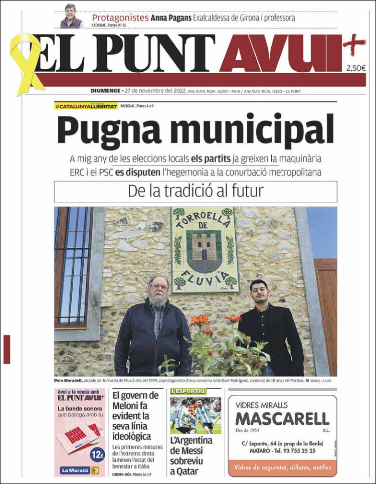 27/11/22 - El Punt Avui