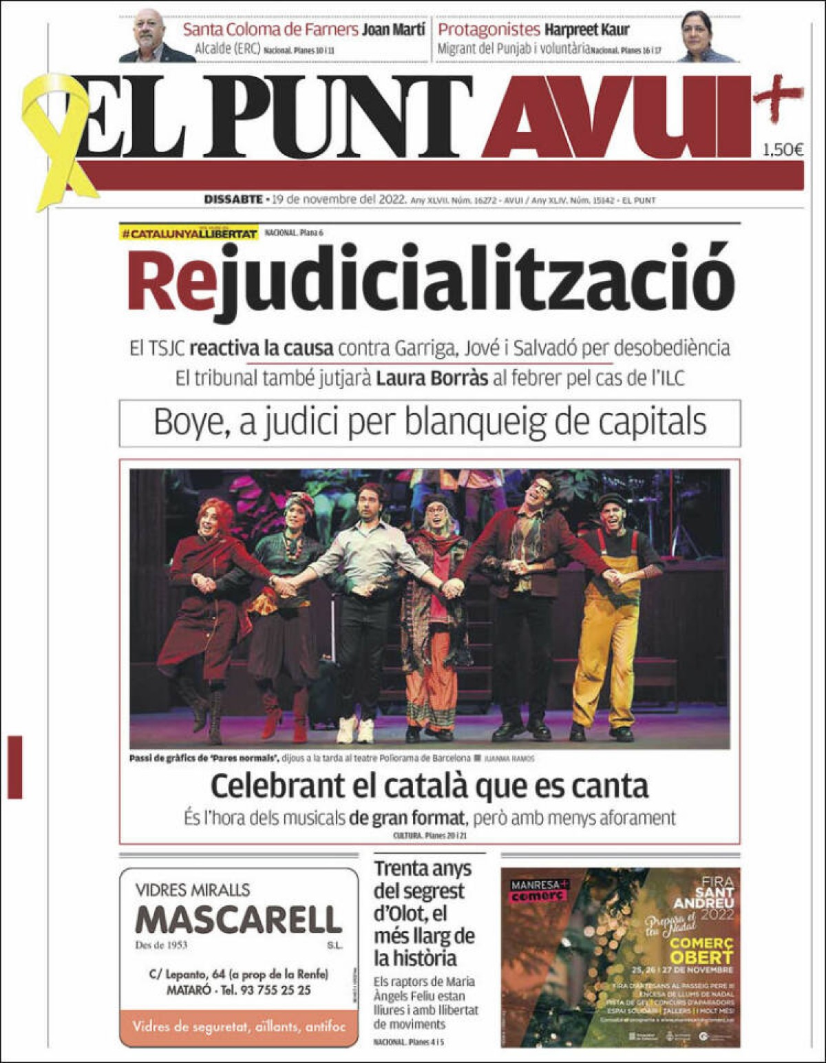 19/11/22 - El Punt Avui