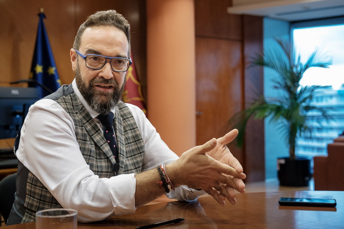 El conseller de Territori, Juli Fernàndez. - Adrià Costa