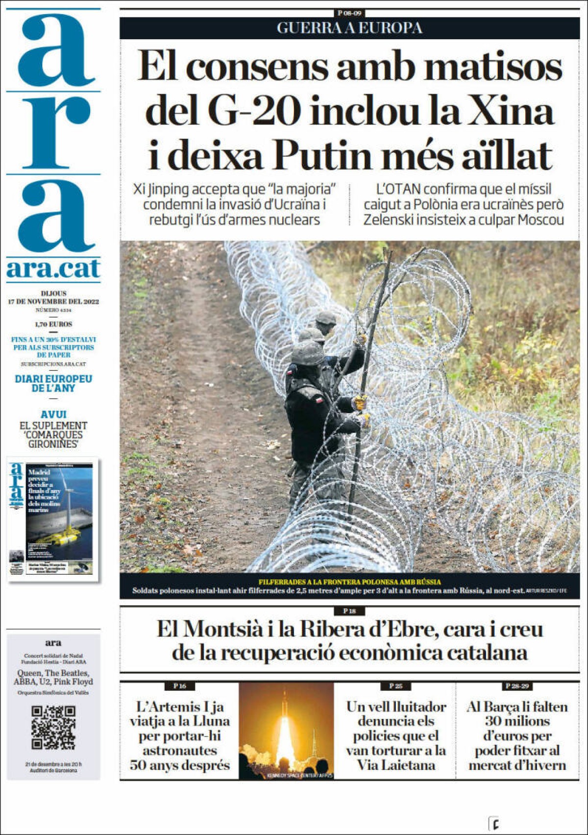 Portades | «Un pacient sobreviu 7 anys a un càncer de pàncrees», a «El Mundo» 