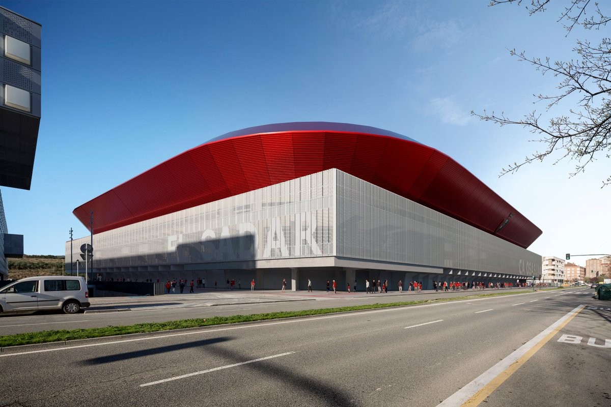 Les afores de l'estadi El Sadar, en una imatge d'arxiu - CA Osasuna