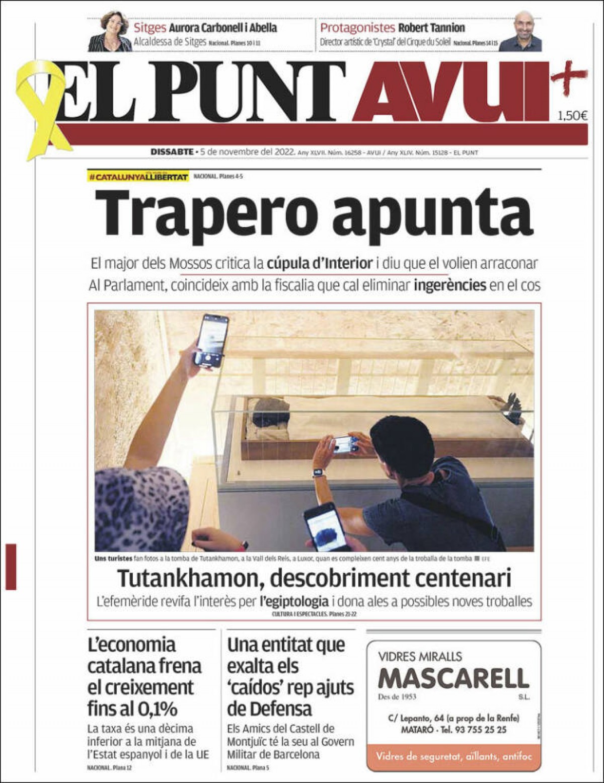 Portades | «La Xina crea una altra alarma global amb un coet», a «El País» 