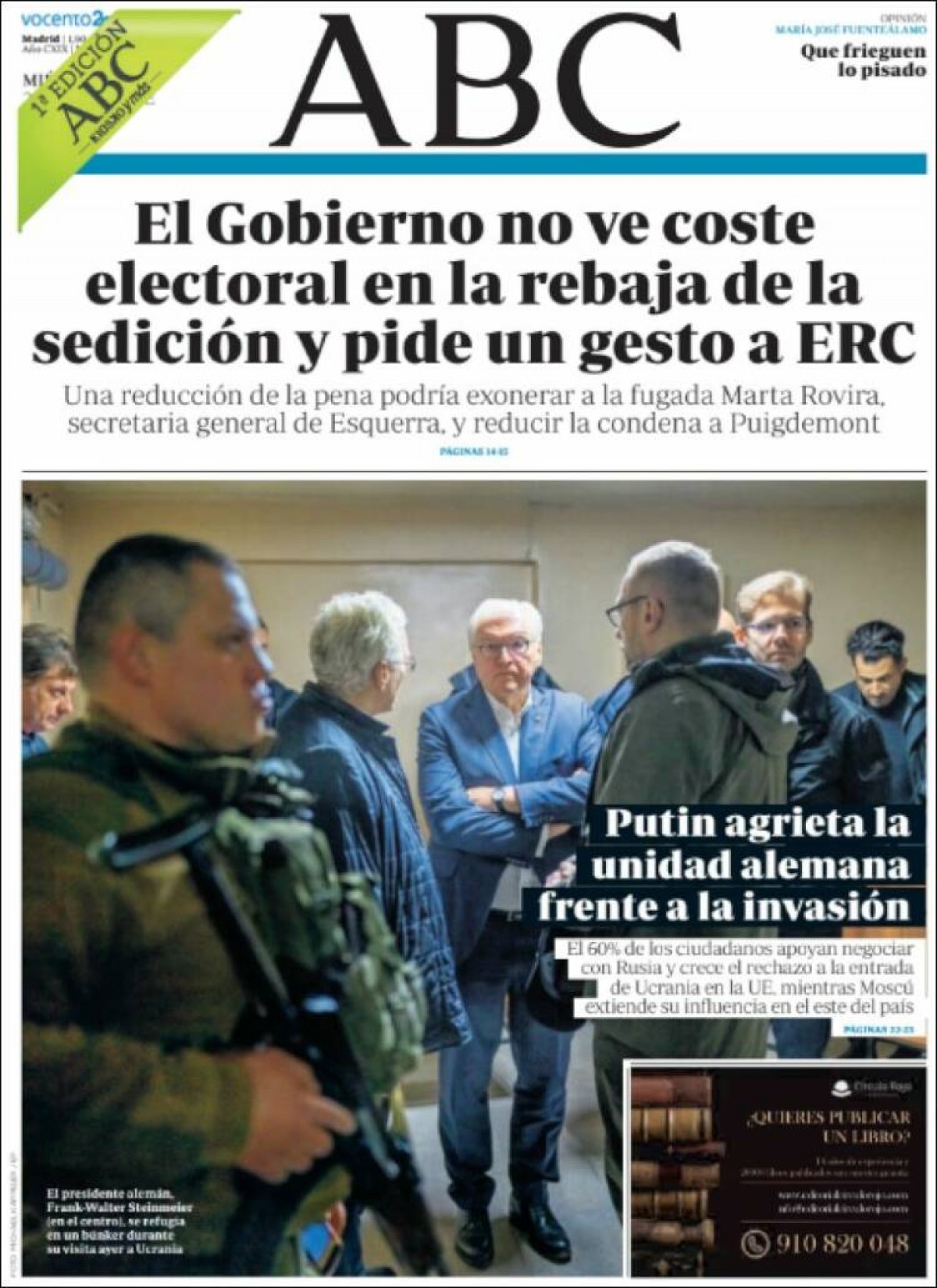Portades | «Sánchez cedeix les seleccions de pilota i surf al PNB i competiran contra Espanya», a «El Mundo» 