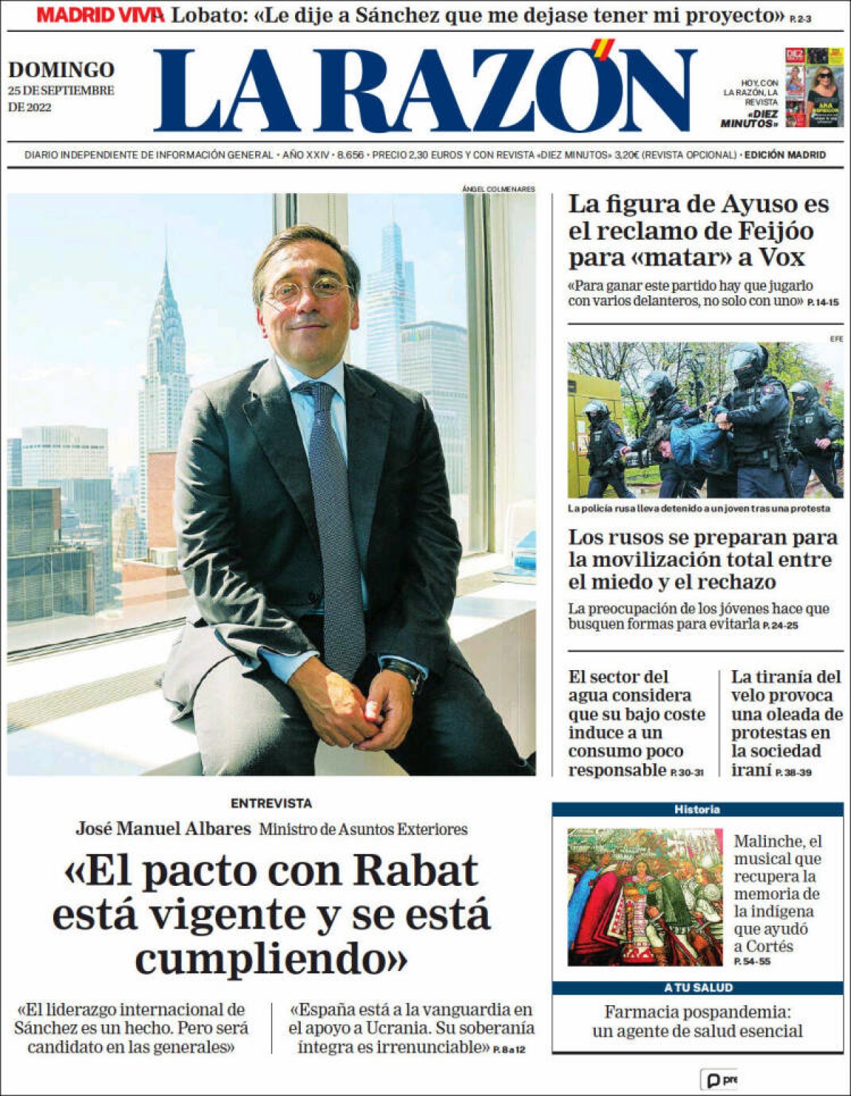 Portades | «A les portes del neofeixisme», a l'«Ara»