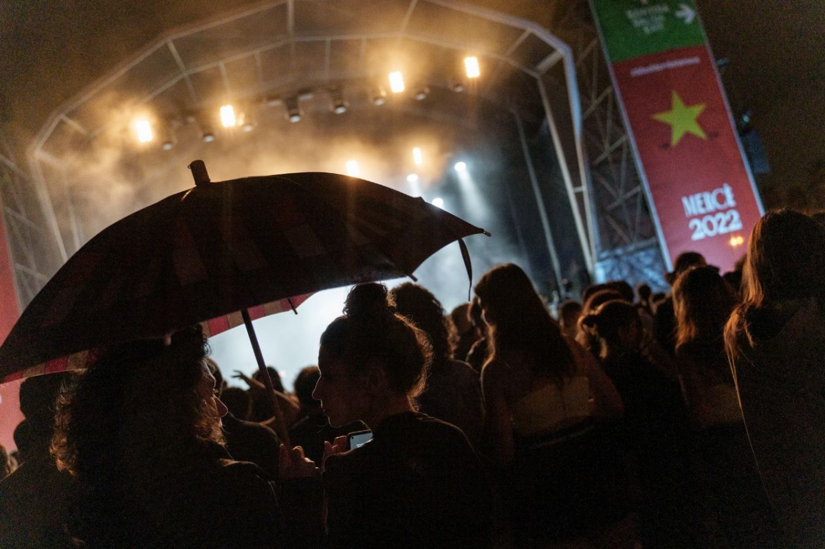 Respectarà la pluja el segon dia de concerts de la Mercè?