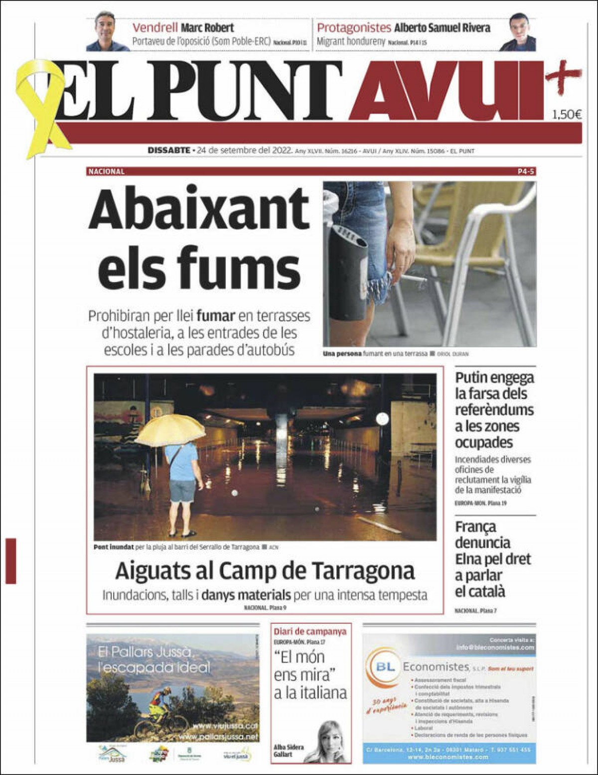 24/09/22 - El Punt Avui