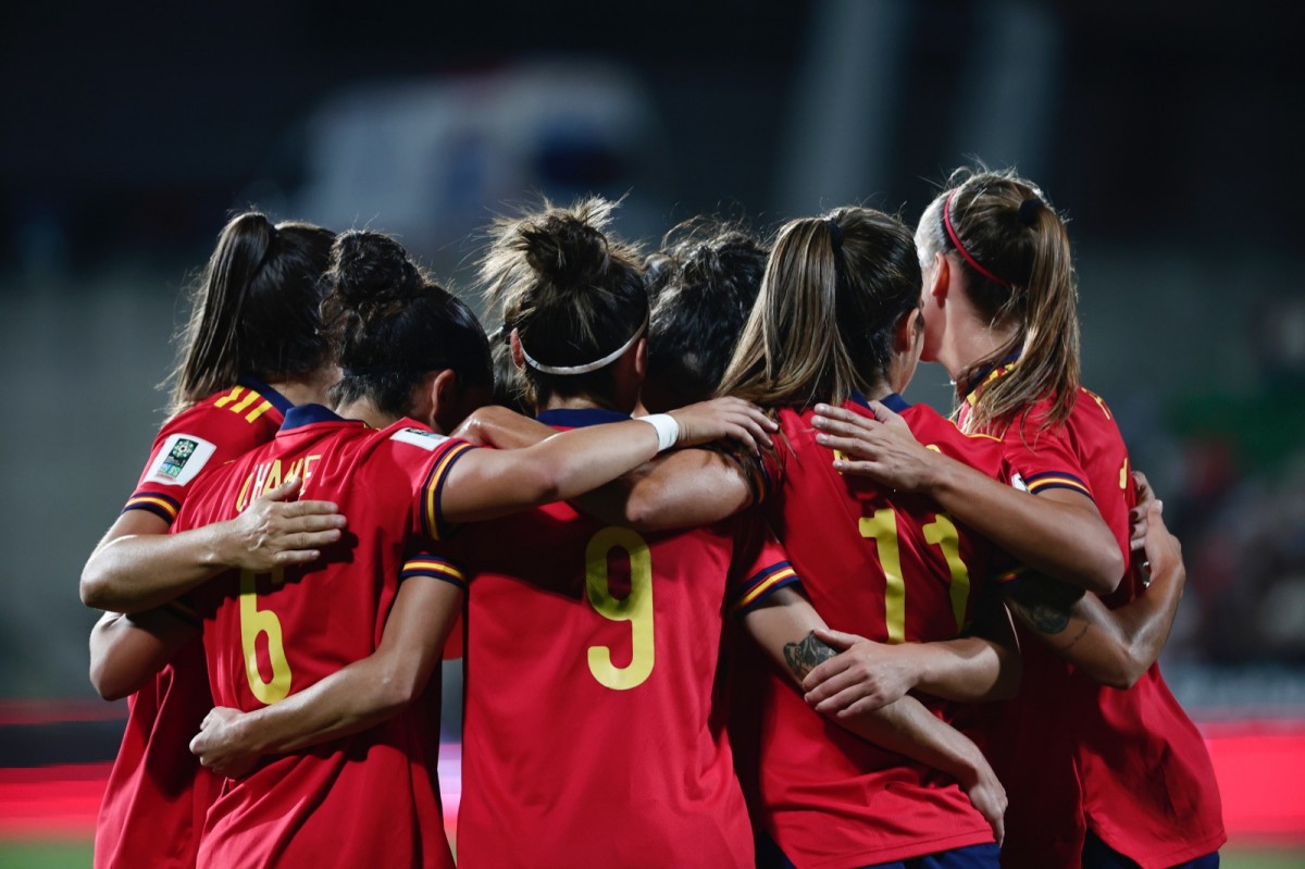 Futbolistes de la selecció espanyola femenina. - @SEFutbolFem