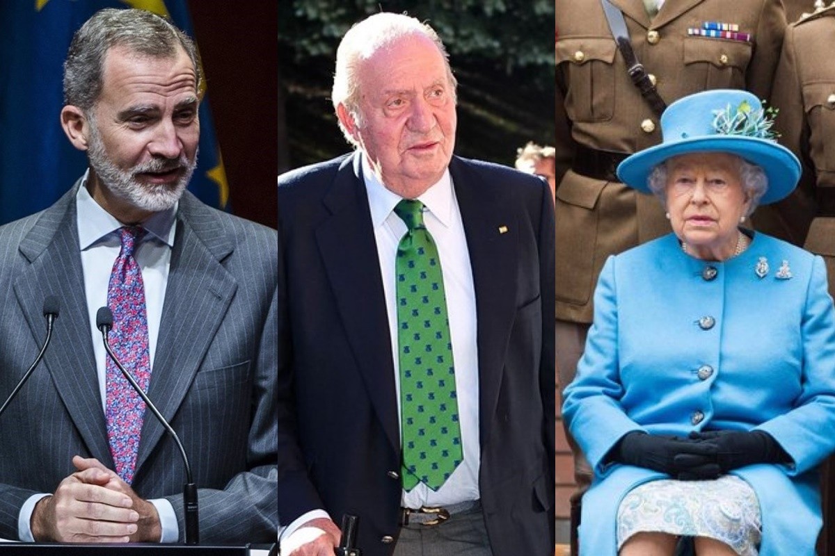 Quin parentesc familiar hi ha entre Felip VI i Joan Carles amb Elisabet II?