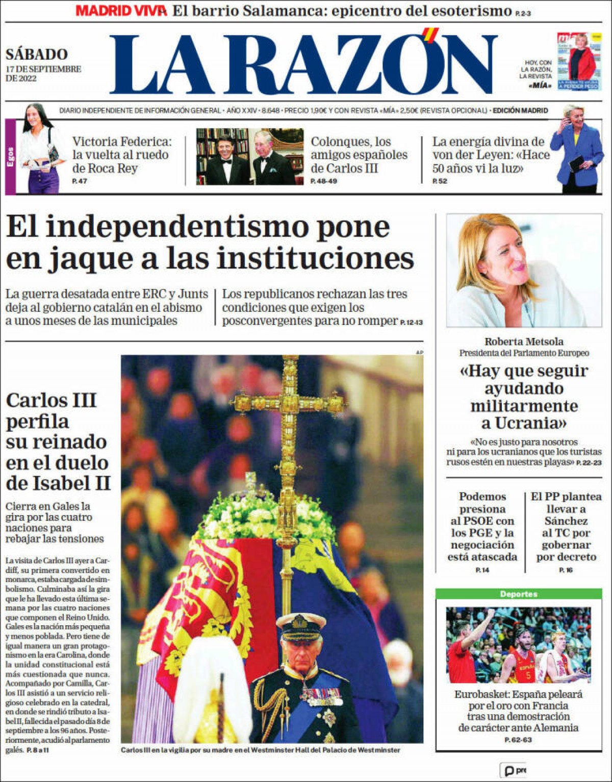 17/09/22 - La Razón