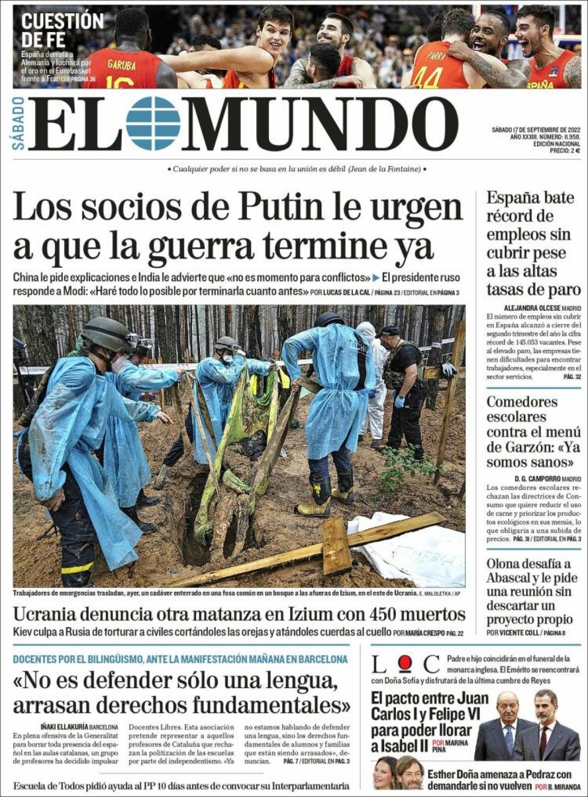 17/09/22 - El Mundo