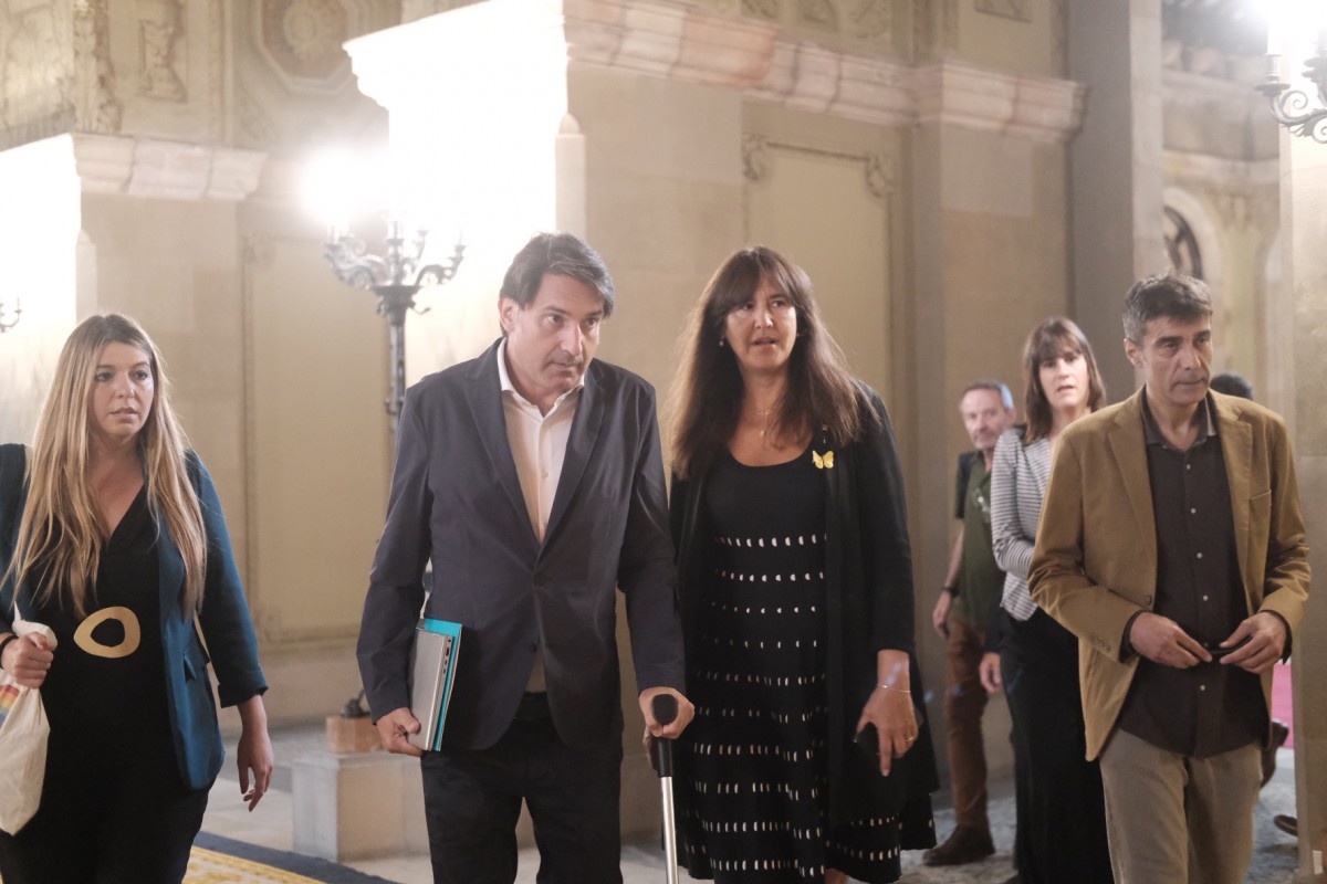 Francesc de Dalmases, aquest divendres al Parlament. - Adrià Costa
