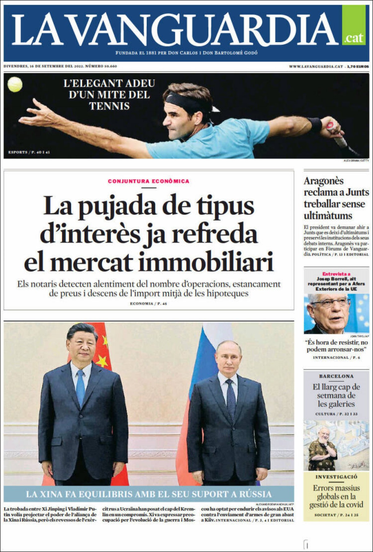 16/09/22 - La Vanguardia