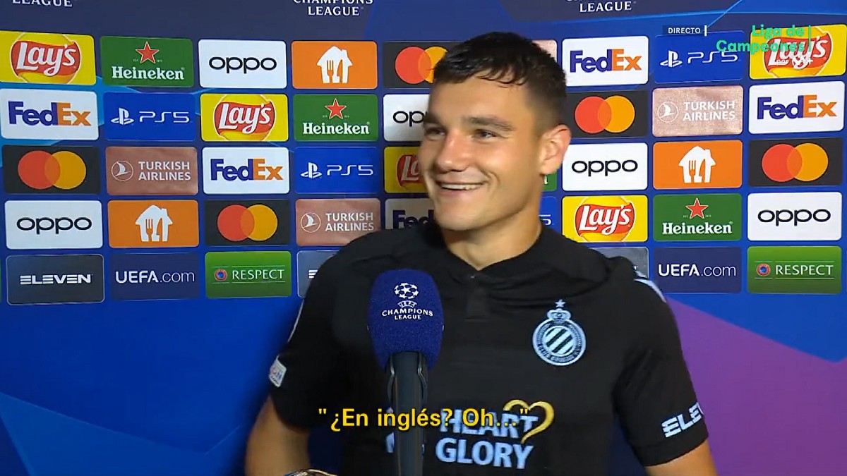 Ferran Jutglà i el seu anglès millorable: «Good english, eh»
