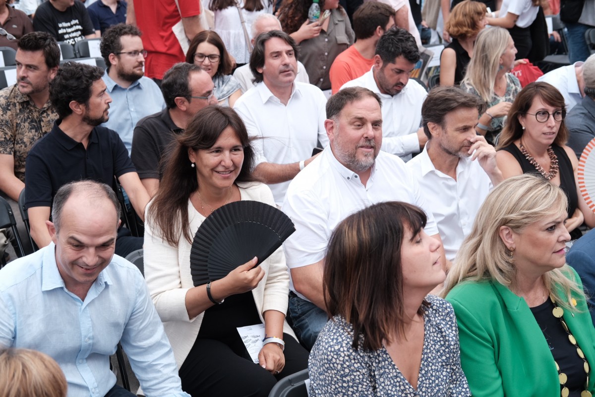 Dirigents polítics a l'acte d'Òmnium Cultural - Adrià Costa