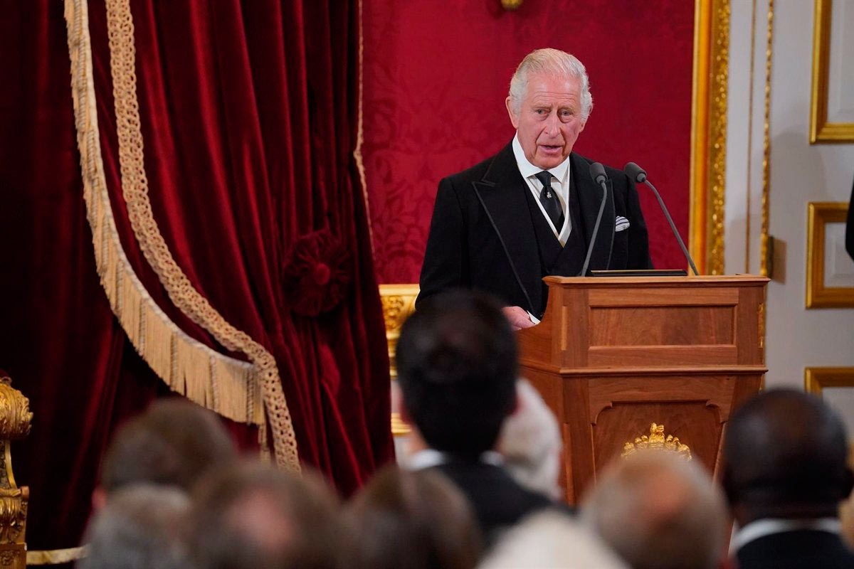 Carles III, en el seu primer discurs com a rei proclamat - Europa Press