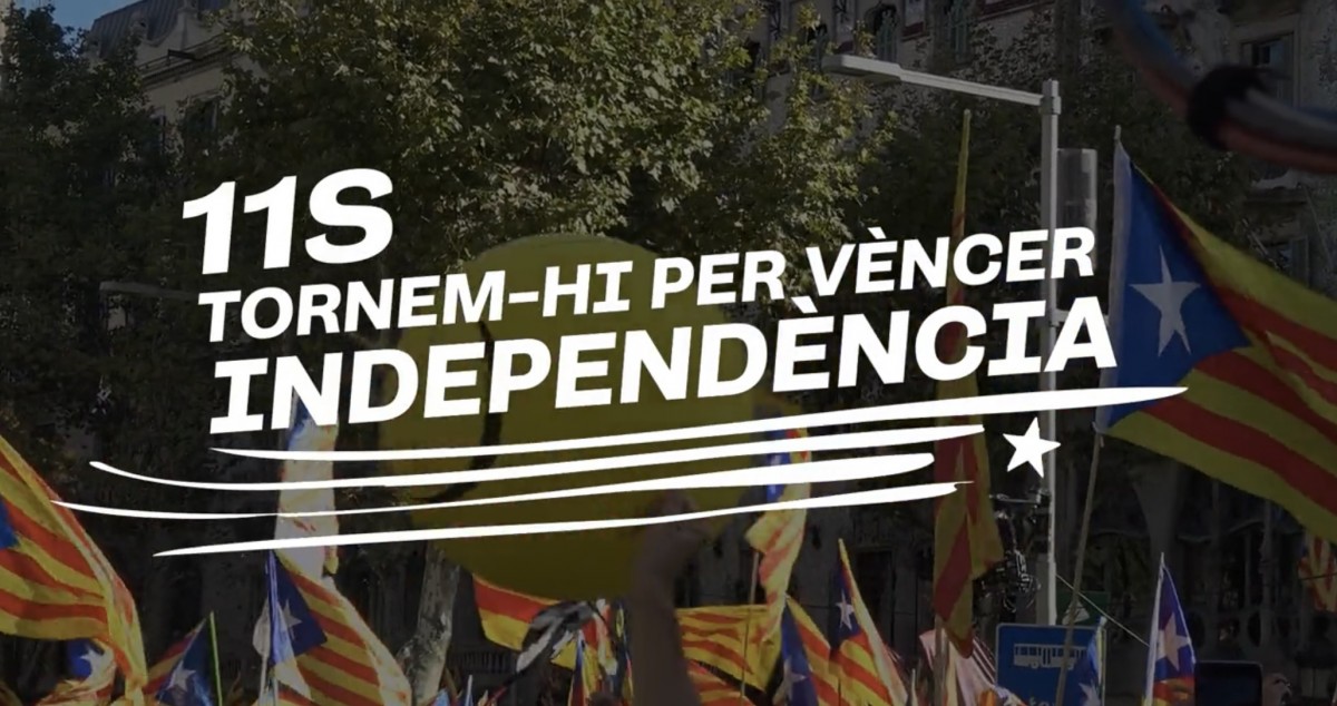 El vídeo de l'ANC per a la Diada d'enguany: «Fem un pas endavant»