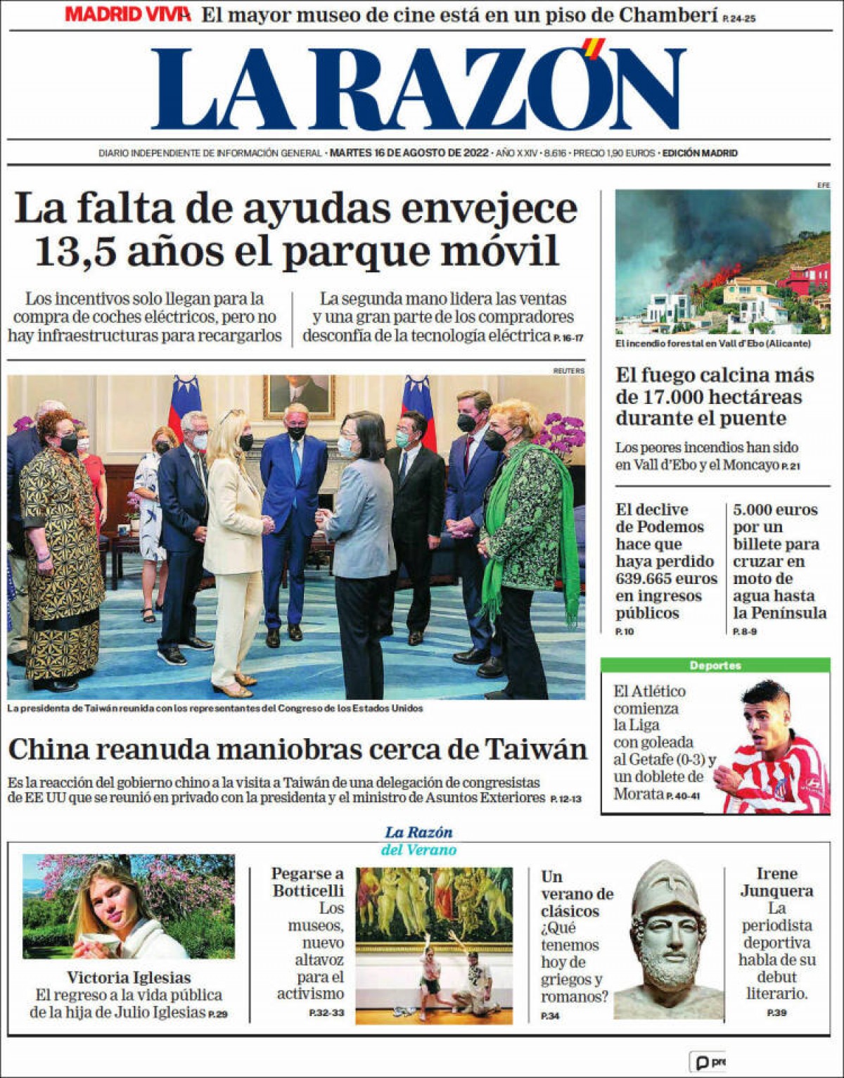 Portades | «La sequera amenaça el 50% de la collita d'oli d'oliva», a l'«Ara»