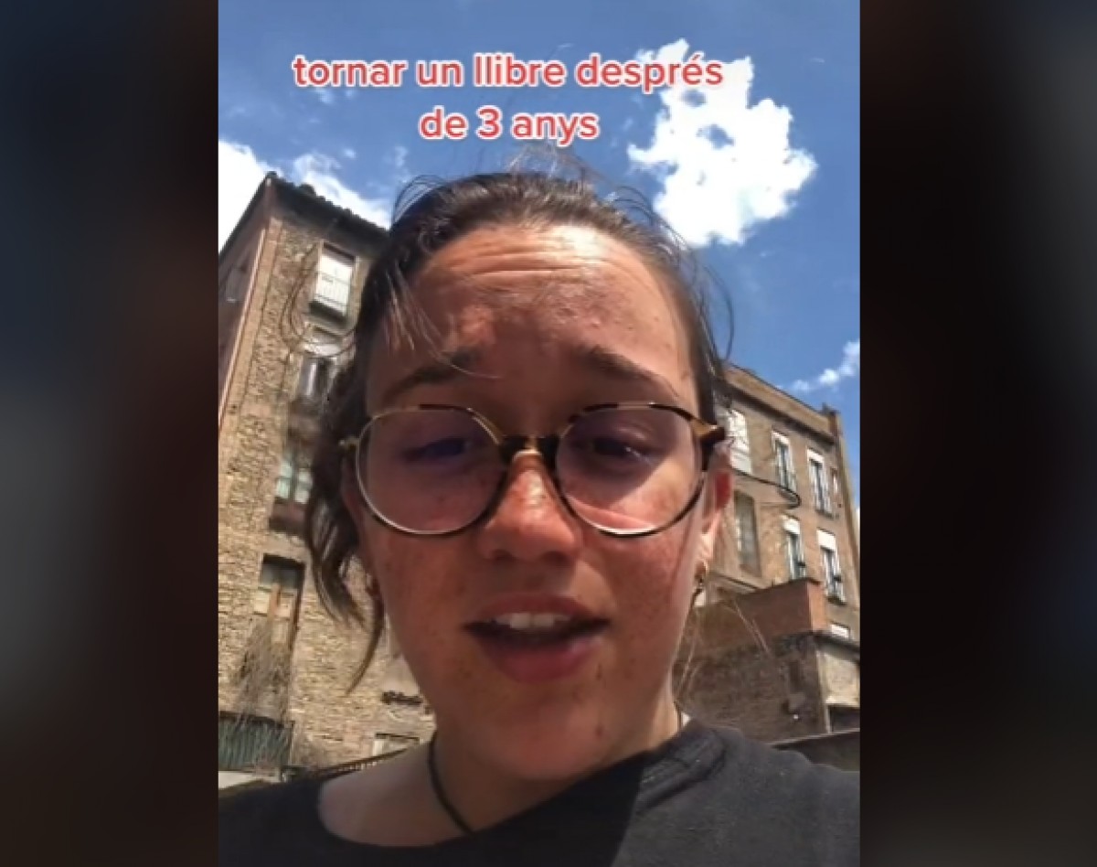 La tiktoker Gal·la Castellot (Kinda Galins) - TikTok