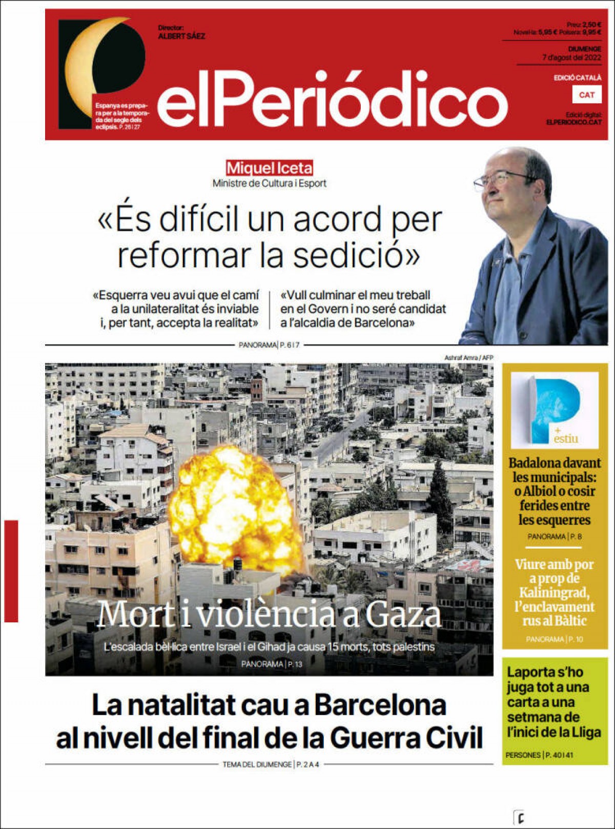 07/08/22 - El Periódico