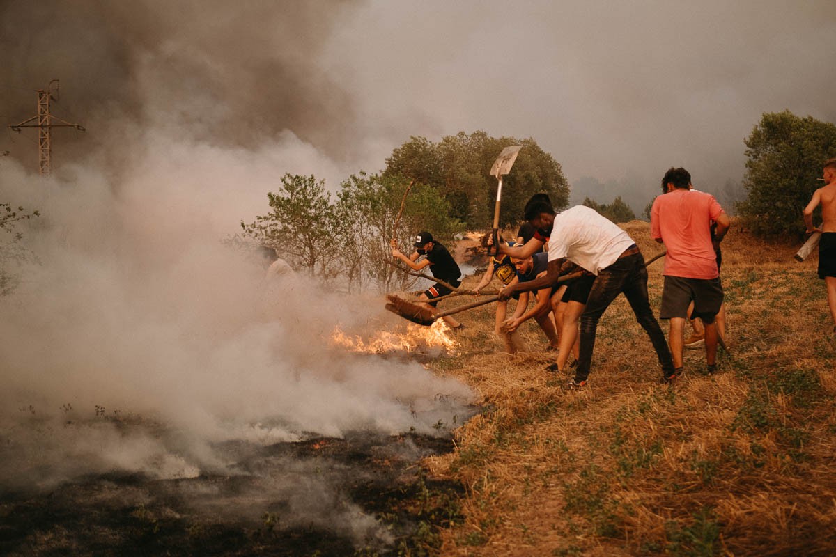 Les brutals conseqüències de l'incendi del Bages, a la portada del «The New York Times»