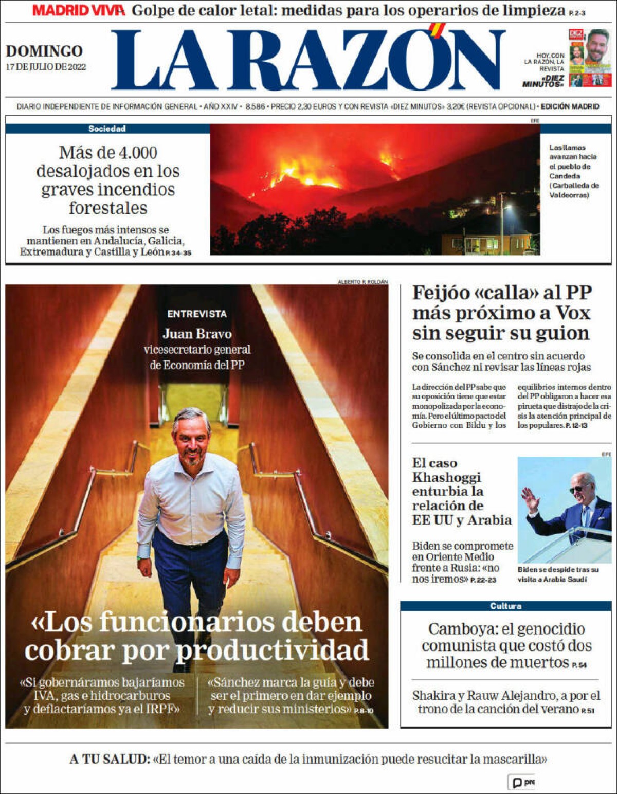 17/07/2022 - La Razón