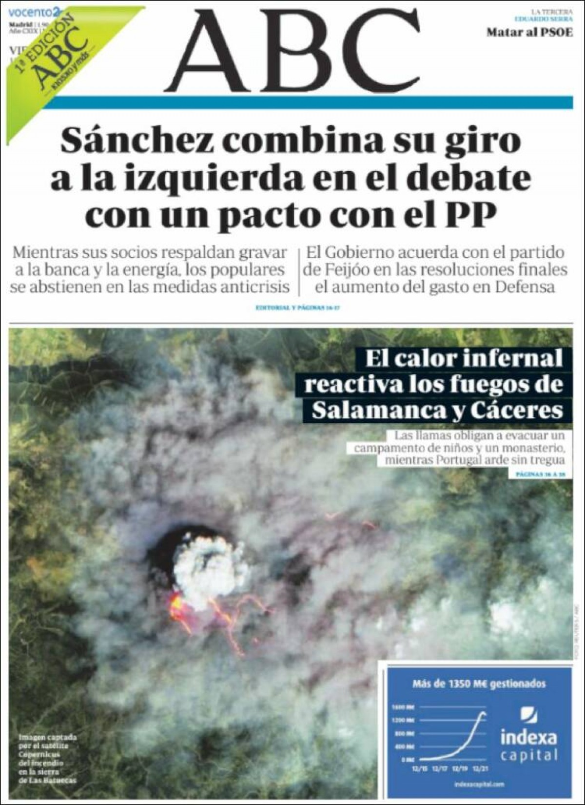Portades | «La justícia europea aplana l'entrega del pròfug Puigdemont», a «La Razón»