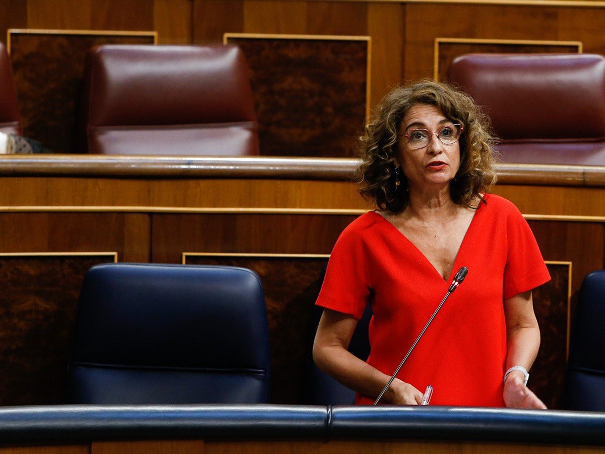 La ministra d'Hisenda, María Jesús Montero, al Congrés - ACN