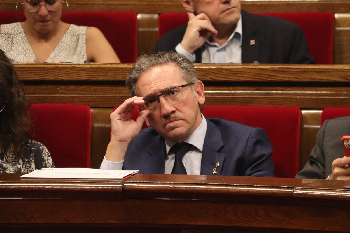 Jaume Giró, aquest dimecres al Parlament. - ACN