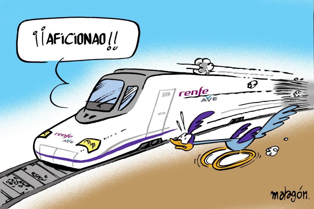 «En el AVE con humor»: una seixantena d'humoristes gràfics reediten el llibre