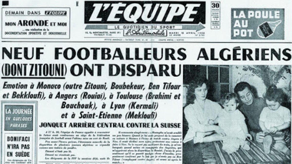El diari esportiu francès L’Équipe recull la sorpresa per la desaparició sobtada dels principals futbolistes algerians dels clubs francesos - @JDZFootball