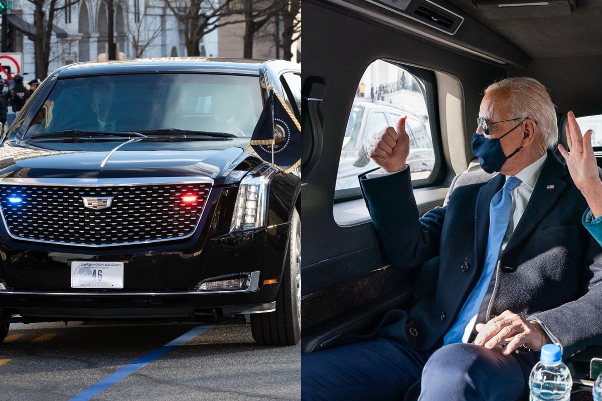 Així és «La Bèstia», la limusina presidencial amb la qual es mourà Joe Biden per Madrid