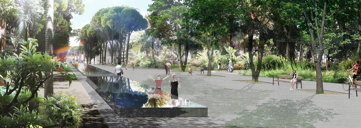 El nou parc de Glòries, el pulmó que enllaçarà els eixos verds de Barcelona