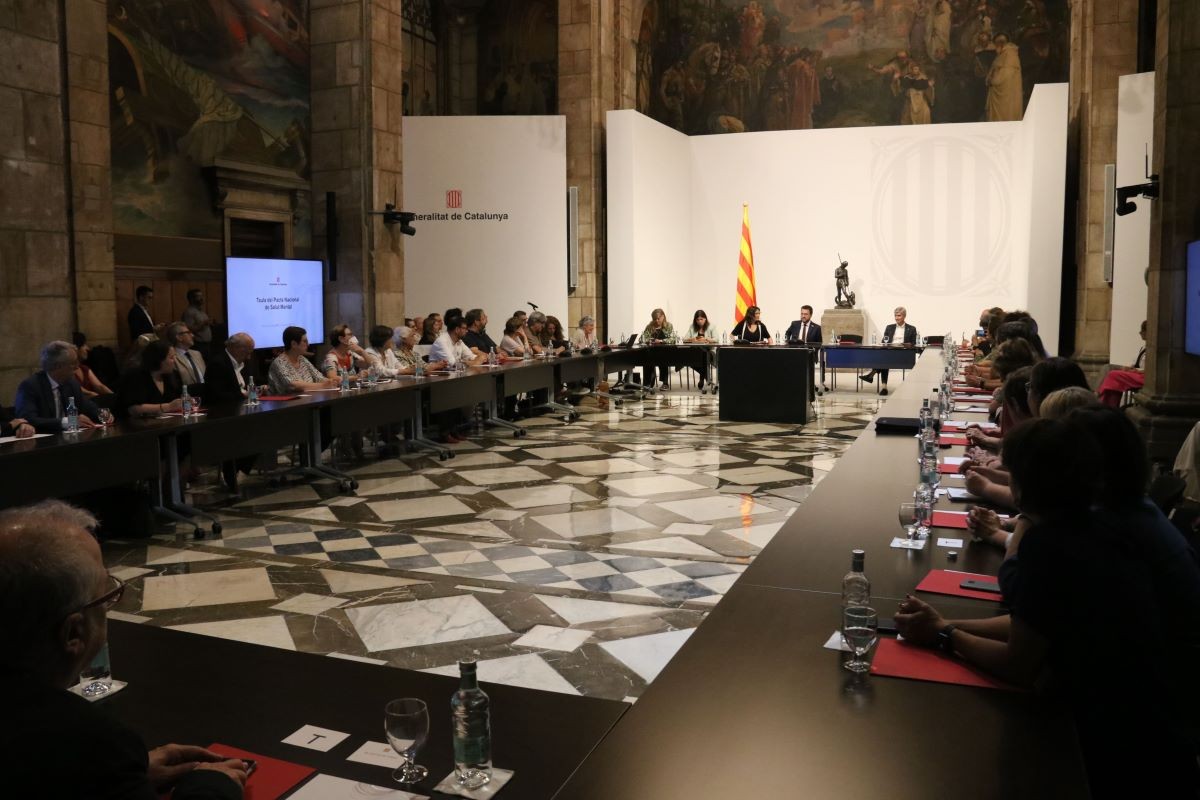 El moment de la constitució de la taula per la salut mental - ACN